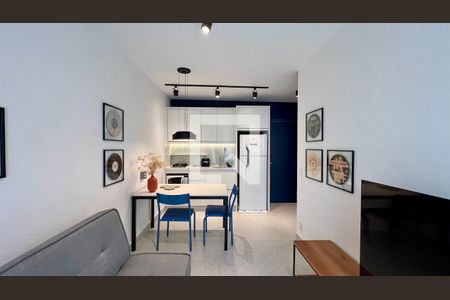 Sala de apartamento à venda com 1 quarto, 28m² em Pinheiros, São Paulo