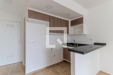 Cozinha de kitnet/studio à venda com 1 quarto, 28m² em Vila Buarque, São Paulo