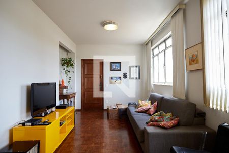 Sala de apartamento para alugar com 3 quartos, 120m² em Santo Antônio, Belo Horizonte