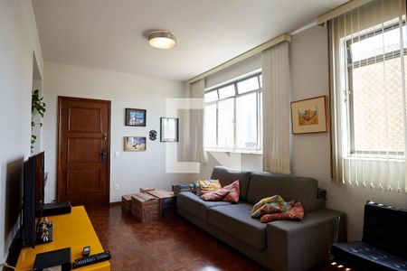 Sala de apartamento para alugar com 3 quartos, 120m² em Santo Antônio, Belo Horizonte