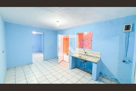 Sala/Cozinha de casa para alugar com 1 quarto, 35m² em Jardim Las Vegas, Santo André