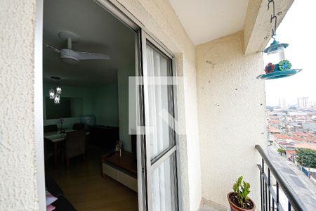 Varanda da Sala de apartamento para alugar com 3 quartos, 60m² em Vila Antonieta, São Paulo