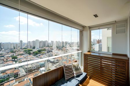 Varanda de apartamento à venda com 1 quarto, 50m² em Vila Gomes Cardim, São Paulo