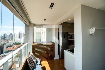 Varanda de apartamento à venda com 1 quarto, 50m² em Vila Gomes Cardim, São Paulo