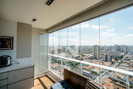 Varanda de apartamento à venda com 1 quarto, 50m² em Vila Gomes Cardim, São Paulo