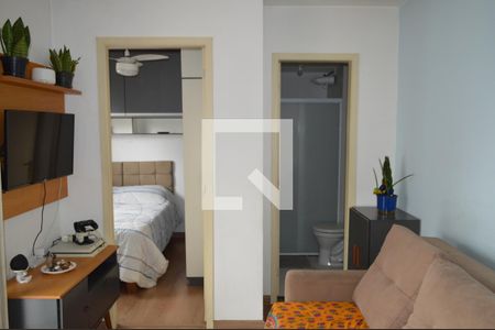 Sala de apartamento à venda com 1 quarto, 28m² em Sé, São Paulo