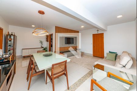 Sala de apartamento à venda com 4 quartos, 125m² em Buritis, Belo Horizonte