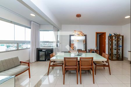 Sala de apartamento à venda com 4 quartos, 125m² em Buritis, Belo Horizonte