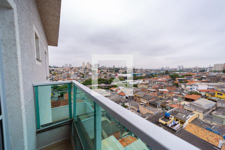 Varanda da Sala de apartamento à venda com 2 quartos, 52m² em Vila Costa Melo, São Paulo