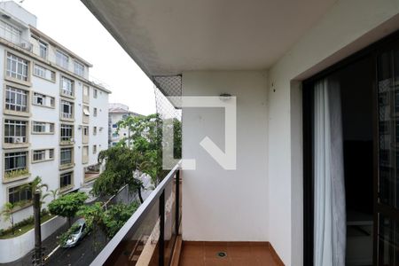 Varanda de apartamento para alugar com 2 quartos, 106m² em Jardim Las Palmas, Guarujá