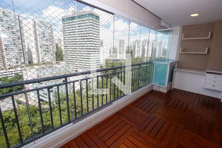 Varanda da Sala de apartamento à venda com 2 quartos, 89m² em Jardim Caboré, São Paulo