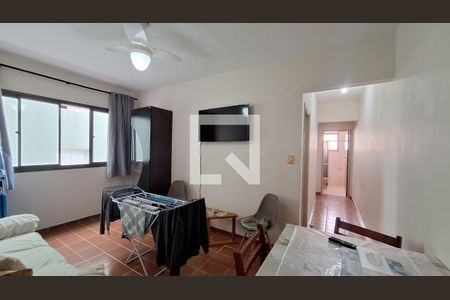 Sala de apartamento para alugar com 2 quartos, 84m² em Vila Caiçara, Praia Grande