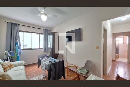 Sala de apartamento para alugar com 2 quartos, 84m² em Vila Caiçara, Praia Grande