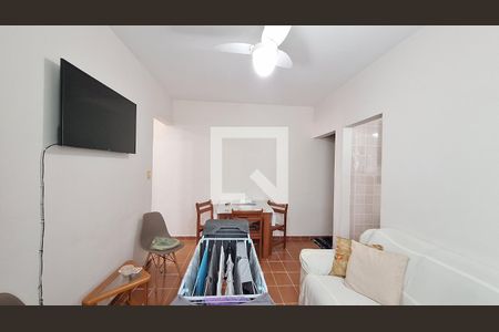 Sala de apartamento para alugar com 2 quartos, 84m² em Vila Caiçara, Praia Grande