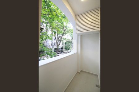 Varanda da Suíte de apartamento à venda com 1 quarto, 45m² em Copacabana, Rio de Janeiro