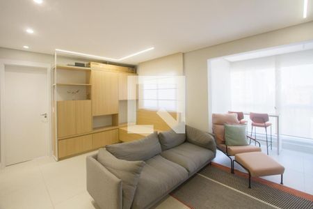 Sala de apartamento à venda com 2 quartos, 72m² em Chácara Santo Antônio (zona Sul), São Paulo