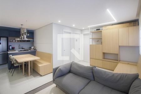 Sala de apartamento à venda com 2 quartos, 72m² em Chácara Santo Antônio (zona Sul), São Paulo