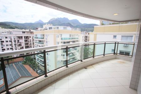 Varanda da Sala de apartamento para alugar com 3 quartos, 219m² em Freguesia (jacarepaguá), Rio de Janeiro