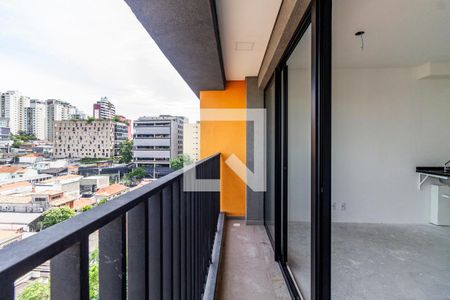 Varanda de kitnet/studio à venda com 1 quarto, 28m² em Vila Madalena, São Paulo