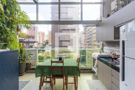 Varanda de apartamento à venda com 1 quarto, 70m² em Perdizes, São Paulo