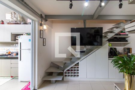 Sala de apartamento à venda com 1 quarto, 70m² em Perdizes, São Paulo