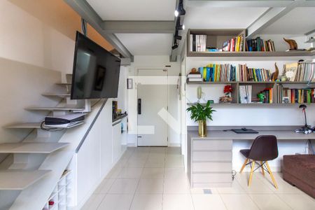 Sala de apartamento à venda com 1 quarto, 70m² em Perdizes, São Paulo