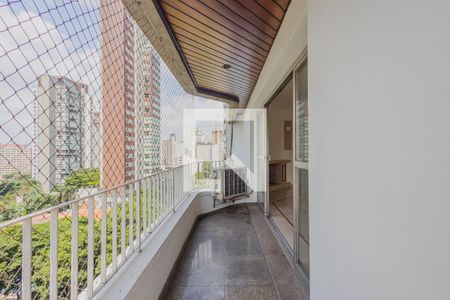 Varanda da Sala de apartamento à venda com 4 quartos, 320m² em Paraíso, São Paulo