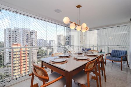 Varanda da Sala de apartamento à venda com 3 quartos, 109m² em Vila Andrade, São Paulo