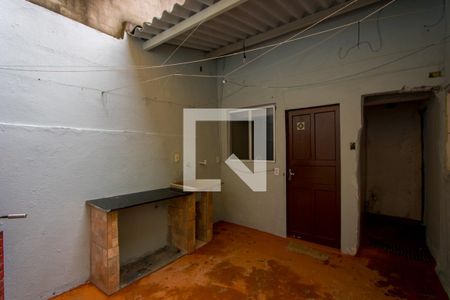 Quintal/Área de serviço de casa para alugar com 1 quarto, 15m² em Vila Bela Vista, Santo André