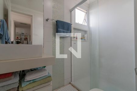 Banheiro da Suíte de apartamento à venda com 2 quartos, 55m² em Vila Endres, Guarulhos