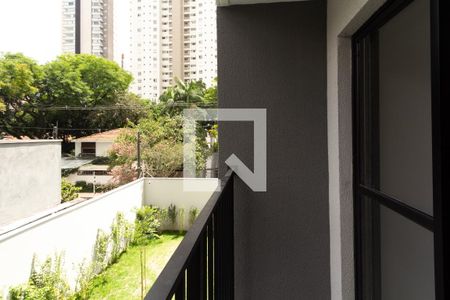 Varanda da Sala de apartamento para alugar com 1 quarto, 26m² em Vila Olímpia, São Paulo