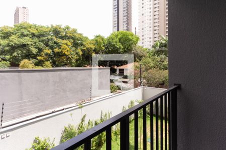 Varanda da Sala de apartamento para alugar com 1 quarto, 26m² em Vila Olímpia, São Paulo