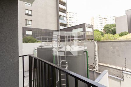 Varanda da Sala de apartamento para alugar com 1 quarto, 26m² em Vila Olímpia, São Paulo