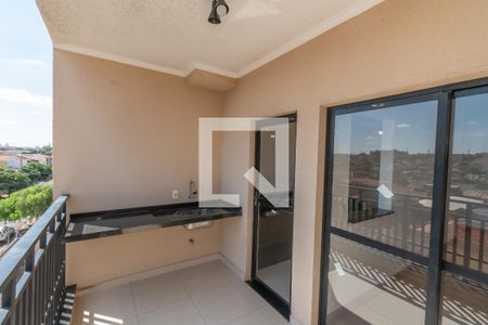 Varanda Sala de Estar/Jantar de apartamento para alugar com 2 quartos, 73m² em Loteamento Remanso Campineiro, Hortolândia