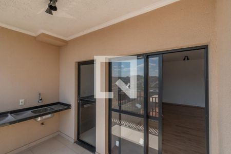 Varanda Sala de Estar/Jantar  de apartamento para alugar com 2 quartos, 73m² em Loteamento Remanso Campineiro, Hortolândia