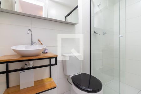 Banheiro da Suíte de apartamento para alugar com 1 quarto, 28m² em Casa Verde, São Paulo