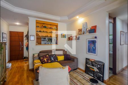 Sala de apartamento à venda com 3 quartos, 80m² em Jardim Bela Vista, Santo André