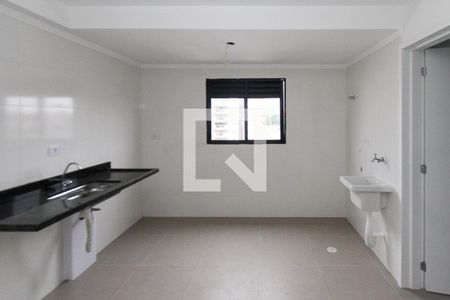 Sala e cozinha de apartamento à venda com 1 quarto, 28m² em Vila Formosa, São Paulo