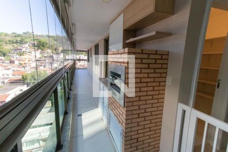 Varanda da Sala de apartamento à venda com 3 quartos, 119m² em Santa Rosa, Niterói