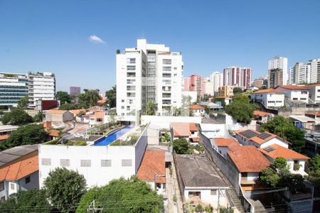 Varanda de apartamento à venda com 1 quarto, 86m² em Jardim das Bandeiras, São Paulo