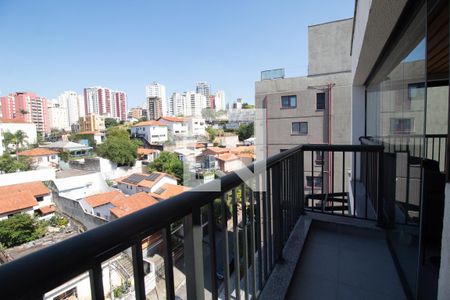 Varanda de apartamento à venda com 1 quarto, 86m² em Jardim das Bandeiras, São Paulo