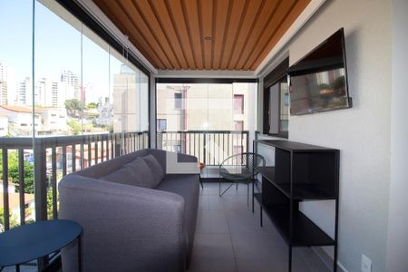 Sala de apartamento à venda com 1 quarto, 86m² em Jardim das Bandeiras, São Paulo