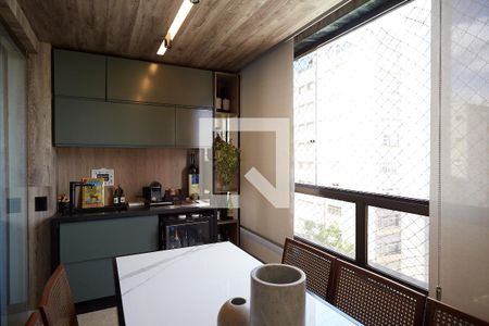 Varanda da Sala de apartamento à venda com 4 quartos, 190m² em Serra, Belo Horizonte