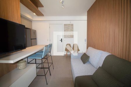 Sala de apartamento à venda com 1 quarto, 40m² em Jardim das Bandeiras, São Paulo