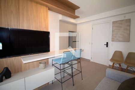 Sala de apartamento à venda com 1 quarto, 40m² em Jardim das Bandeiras, São Paulo