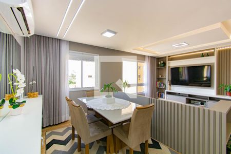 Sala/Cozinha de apartamento à venda com 2 quartos, 78m² em Marechal Rondon, Canoas