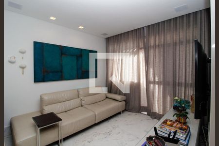 Sala de apartamento à venda com 4 quartos, 148m² em Anchieta, Belo Horizonte