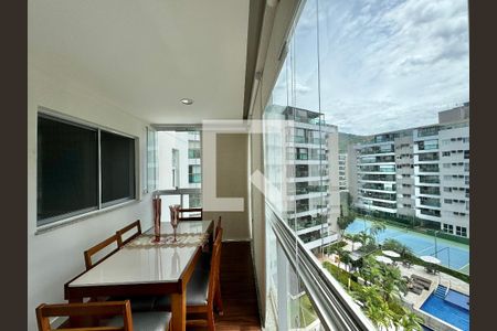 Varanda de apartamento à venda com 3 quartos, 92m² em Recreio dos Bandeirantes, Rio de Janeiro