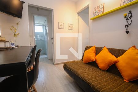 Sala de apartamento para alugar com 2 quartos, 40m² em Vila Andrade, São Paulo