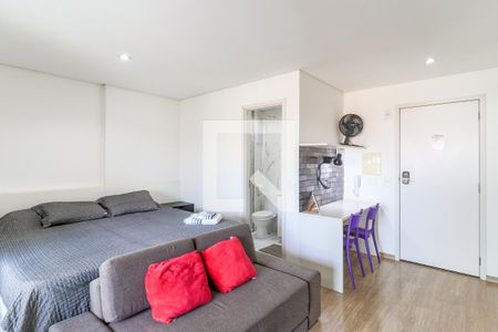 Sala/Quarto de apartamento à venda com 1 quarto, 34m² em Campo Belo, São Paulo